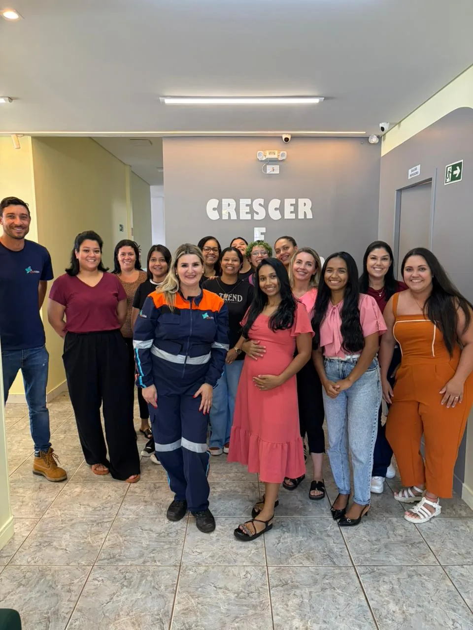 Equipe do CEI Crescer e Aprender em formação